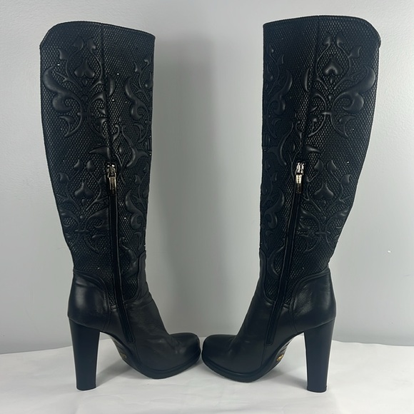 Loriblu Grey Leather Boots - Picture 6 of 17